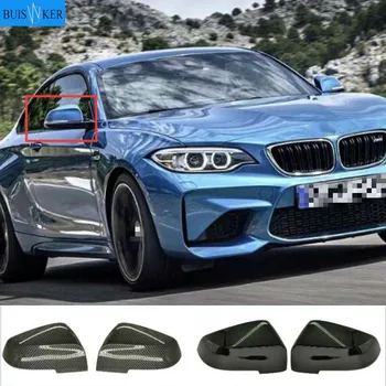 1 Пара Сменных боковых крыльев из Углеродного волокна, крышка зеркала заднего вида для BMW F10 F11 2014 2015 2016 2017