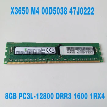 1 Шт. Для IBM RAM X3650 M4 8 ГБ PC3L-12800 DRR3 1600 ECC REG 1RX4 Серверная память 00D5036 27J0222 00D5038 47J0222 