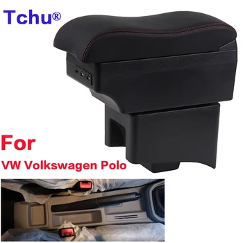 2009-2020 Для Volkswagen Polo подлокотник коробка Polo V универсальный автомобильный подлокотник коробка установка модификация центральной консоли аксессуары