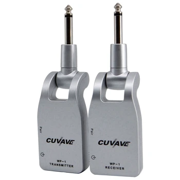 Cuvave 2X Wp-1 2.4G Беспроводная Гитарная система Передатчик и приемник Встроенный Перезаряжаемый Литиевый Беспроводной Звукосниматель