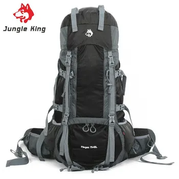 Jungle King новая супер профессиональная уличная альпинистская сумка из нейлона с высокой прочностью на разрыв 75 + 10л, тяжелый рюкзак на плечах