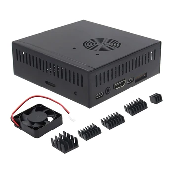 N506 для Orange Pi 5 5B Охлаждающий кейс-коробка с поддержкой SSD 2280 с отверстиями для антенны LX9A