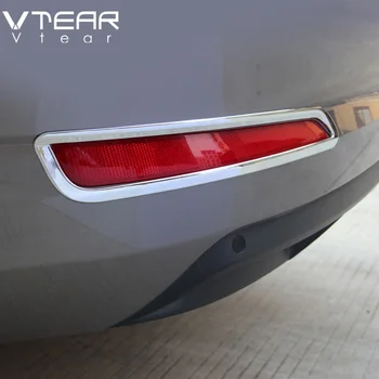 Vtear Для Skoda Octavia A7, крышка задних противотуманных фар, хромированная отделка кузова, аксессуары для стайлинга автомобилей, часть 15-17