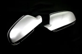 Автомобильный Хромированный Стайлинг В стиле S Line Серебристый Матовый хром, Замена крышки бокового зеркала, версия Подтяжки лица для Audi A5
