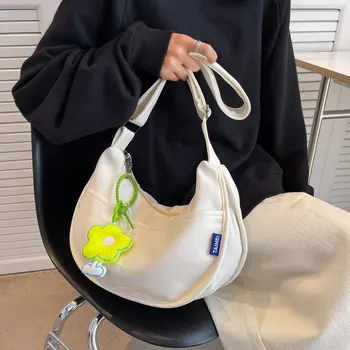 Большая вместительная японская простая сумка через плечо 2023, модная мужская и женская сумка-мессенджер, сумка-тоут, сумка через плечо, дорожная сумка