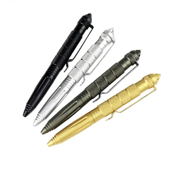 Высококачественная защитная персональная тактическая ручка из алюминиевого сплава, шариковая ручка, многофункциональные инструменты, ручка для самообороны на открытом воздухе