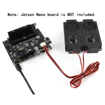 Выход для Декодирования звука Плата Расширения Модуль звуковой карты Комплект Динамиков HAT для Nvidia Jetson Orin Nano Developer Kit B01 2GB 4GB