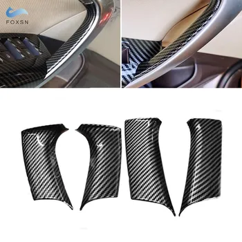 Для Buick Regal 2009-2015 ABS Текстура из углеродного волокна Внутренняя Дверная панель Подлокотника Ручка Внутренняя крышка Захвата Защитная отделка