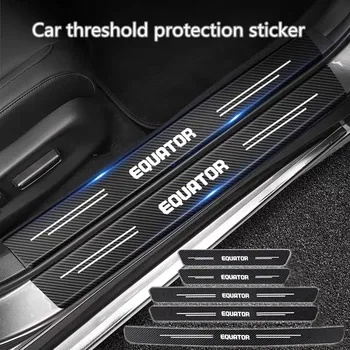 Защитная полоса для боковой защиты от царапин на пороге автомобиля 60X7 см, наклейка из углеродного волокна для Suzuki Equator, аксессуары