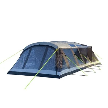 Индивидуальная двухслойная палатка для кемпинга 6-8 человек, Быстрораскрывающаяся Надувная палатка для ужина на открытом воздухе, Семейная туннельная палатка для ужина