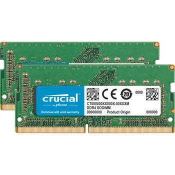 Комплект памяти Crucial 64GB (2x32 ГБ) DDR4-2666 SODIMM для Mac CT2K32G4S266M