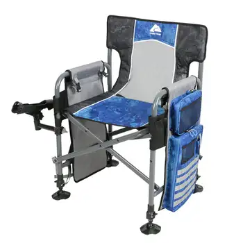 Кресло для рыбалки Camping Director, синее, для взрослых