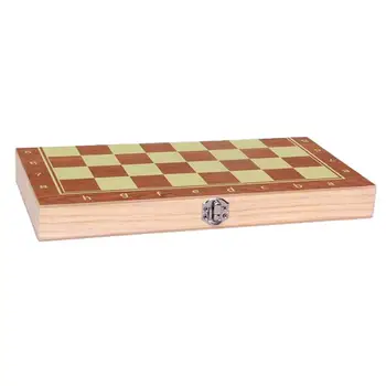 Набор деревянных шахмат 3 в 1, доска ручной работы с 1 упаковкой дополнительных деталей