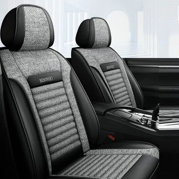 Полный Комплект Универсального Кожаного Чехла для Автокресла из Пеньки Сращивания Подходит Для Mercedes Benz Для всех моделей CLS S R CLK SLK G GLS GLC Салона автомобиля