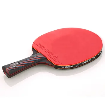 Профессиональная 6-звездочная ракетка для пинг-понга, Резиновая Нано-Углеродная бита для настольного тенниса, лезвие, Липкий Тонер, клей, Тренировка для пинг-понга