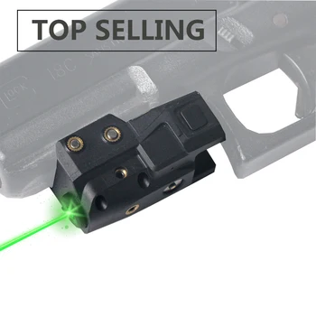 Самый ПРОДАВАЕМЫЙ Тактический зеленый лазерный прицел подходит для 20 мм планки Пикатинни USB Перезаряжаемый для Glock 17 19