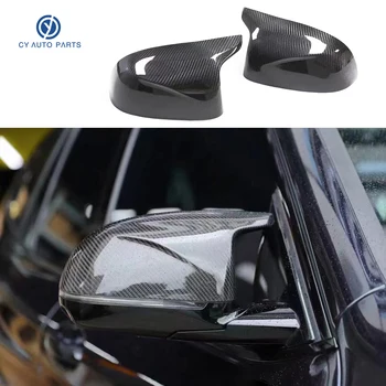 Сухая Замена крышки зеркала из углеродного волокна, Стильная крышка зеркала для BMW F97 X3 X4M X5 X6