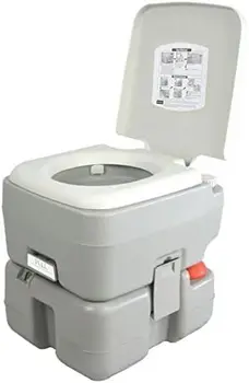 Туалет с сумкой для переноски \ u2013 Внутренний Открытый Туалет с поршневым насосом CHH и индикатором уровня \ u2013 Большой бак для отходов объемом 5,3 галлона