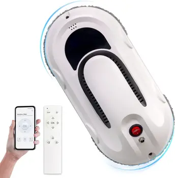 Ультратонкий робот для мытья окон с приложением и дистанционным интеллектуальным автоматическим распылением воды Электрический робот-Пылесос