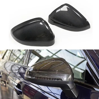 Чехлы для автомобильных зеркал заднего вида из настоящего Углеродного волокна, Автомобильный Стайлинг для AUDI A4 S4 RS4 B9 A5 S5 RS5, 2 шт., сменный стиль
