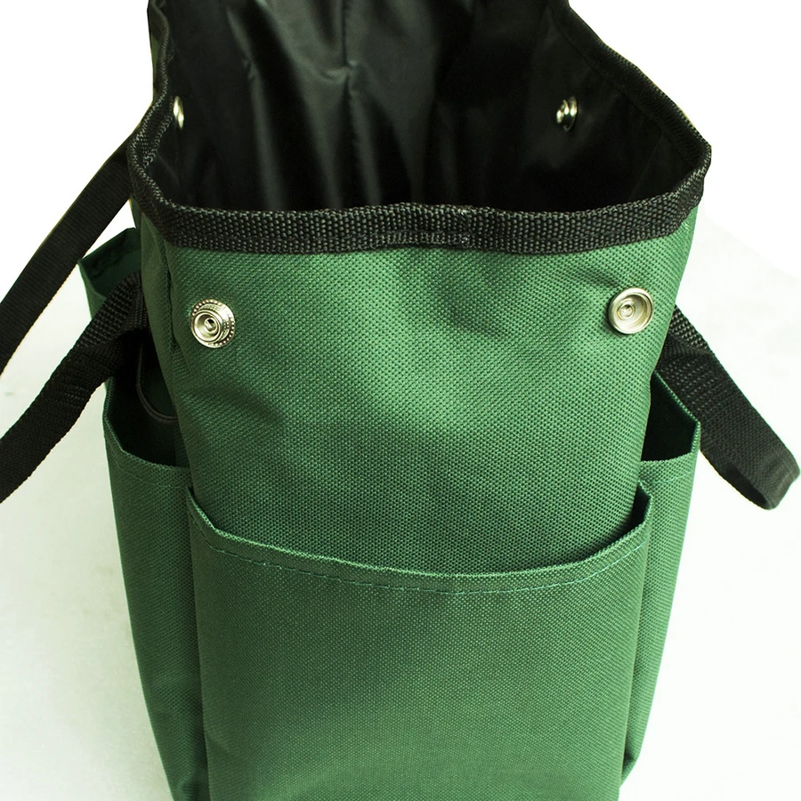 Портативная сумка для садовых инструментов с 8 карманами из ткани Оксфорд, сумка с ручкой, набор садовых инструментов