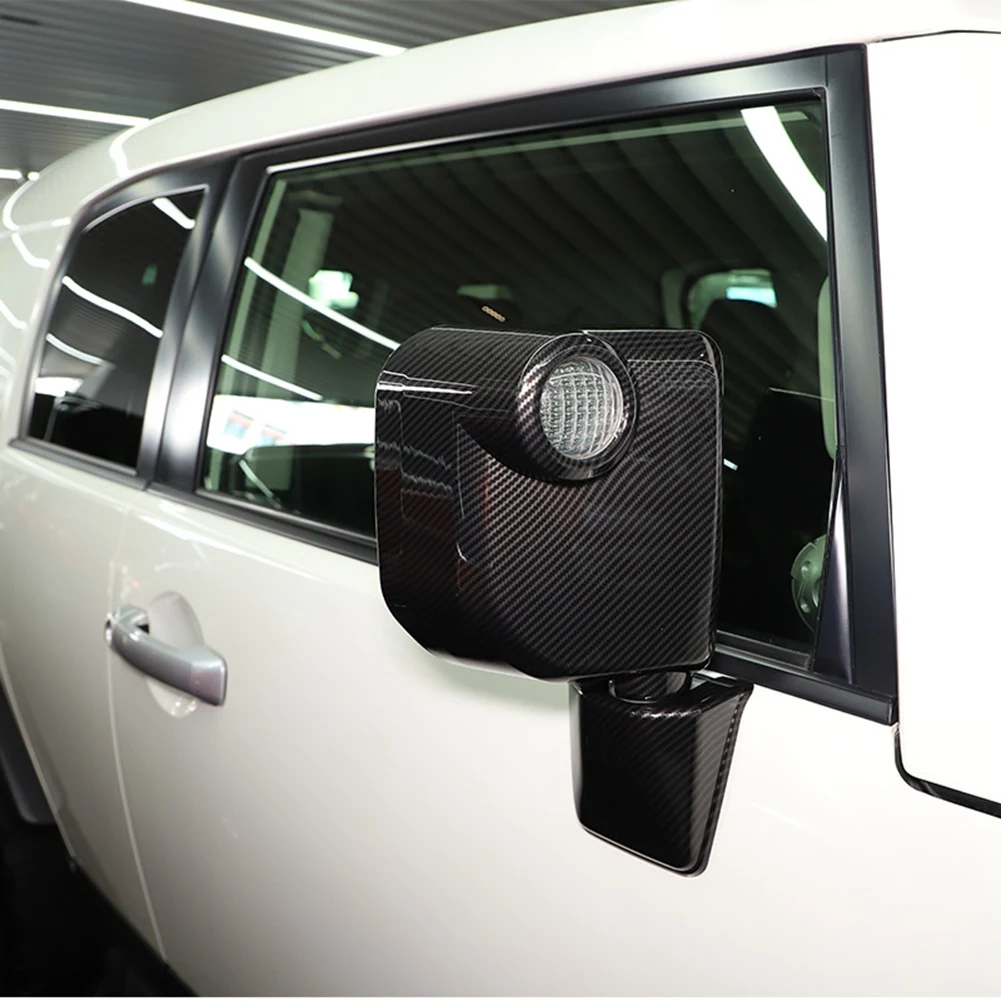 Аксессуары для отделки бокового зеркала заднего вида Toyota FJ Cruiser 2007-2021 из углеродного волокна